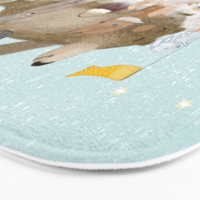 with the clouds Bath Mat Gallery Image 3