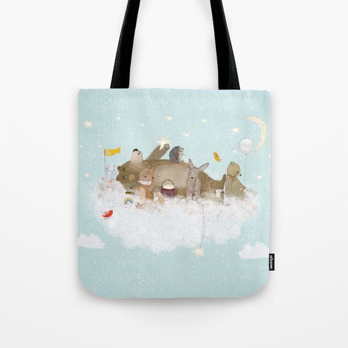 with the clouds Tote Bag Gallery Image 1