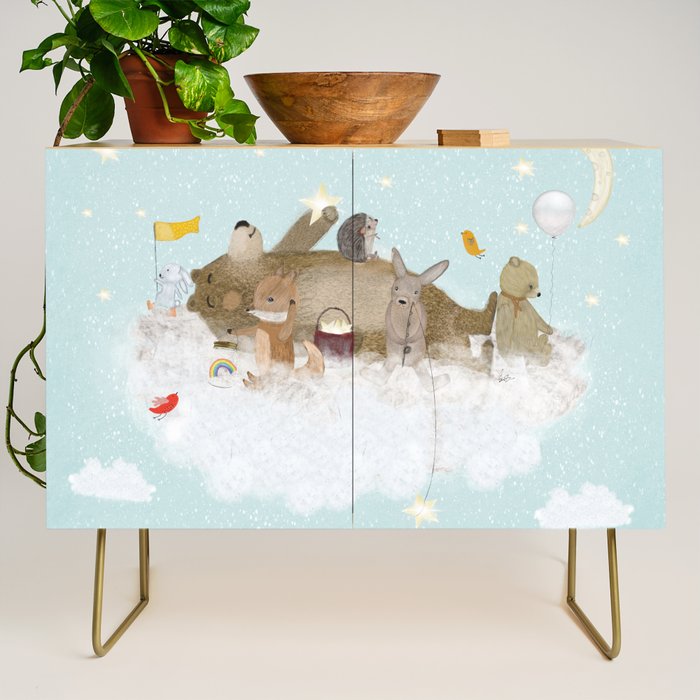 with the clouds Credenza Gallery Image 1