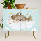 with the clouds Credenza Gallery Image 1