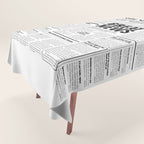 The Good Times Vol. 1, No. 1 / Newspaper with only good news Tablecloth Gallery Image 1