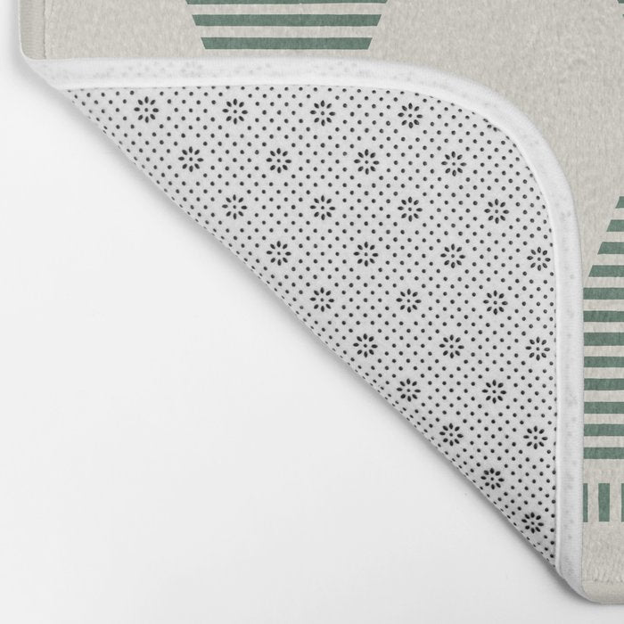 Southwestern Boho - Sage Green Bath Mat Gallery Image 2