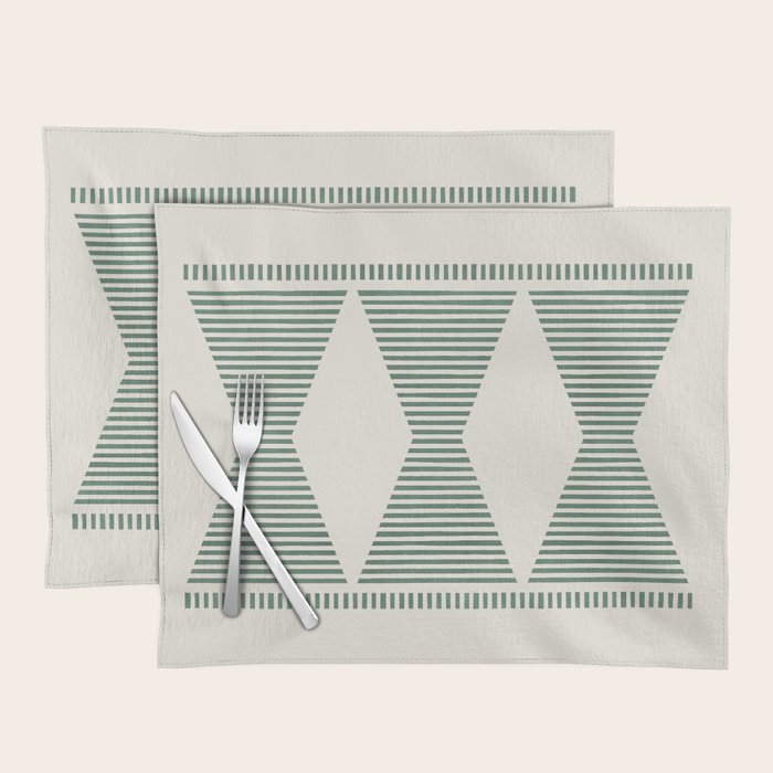 Southwestern Boho - Sage Green Placemat Gallery Image 1
