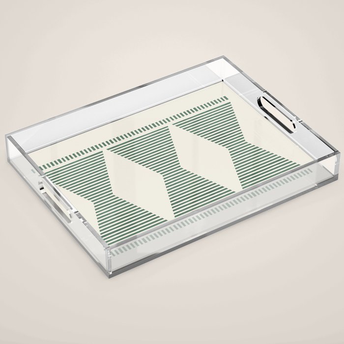 Southwestern Boho - Sage Green Acrylic Tray Gallery Image 1
