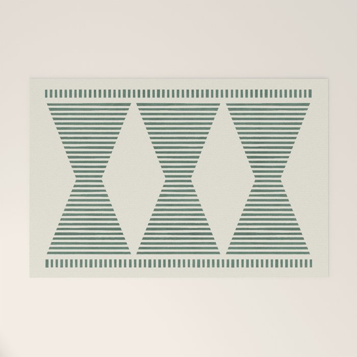 Southwestern Boho - Sage Green Welcome Mat Gallery Image 1