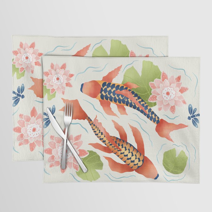 Koi Pond I Placemat Gallery Image 1