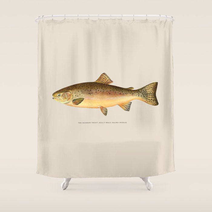 The Rainbow Trout Shower Curtain Gallery Image 1