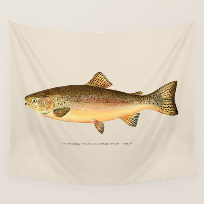 The Rainbow Trout Wall Tapestry Gallery Image 1