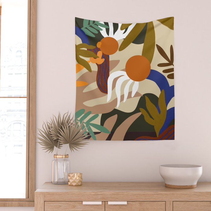Autumnal Foliage Wall Tapestry Gallery Image 2