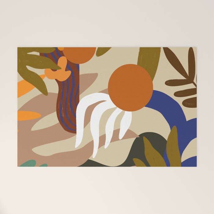 Autumnal Foliage Welcome Mat Gallery Image 1