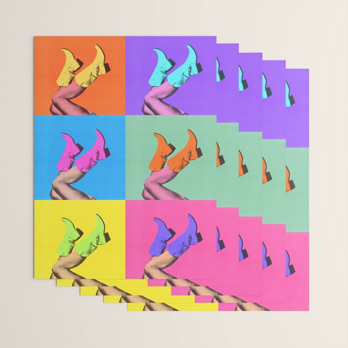 These Boots - Pop Art 1 Wrapping Paper Gallery Image 3