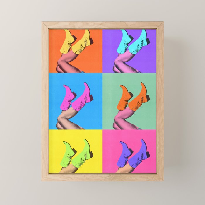 These Boots - Pop Art 1 Mini Art Print Gallery Image 1