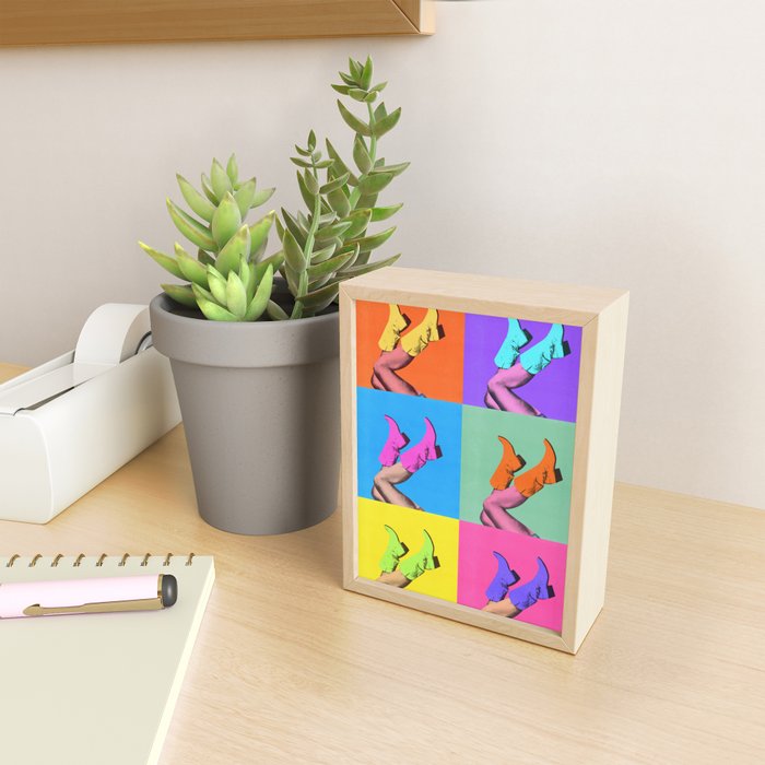 These Boots - Pop Art 1 Mini Art Print Gallery Image 2