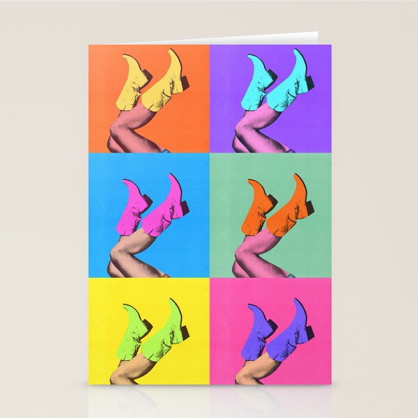 These Boots - Pop Art 1 Stationery Card Gallery Image 2