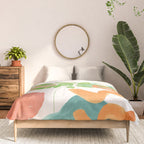 Modern Abstract Watercolour Art VI Comforter Gallery Image 3