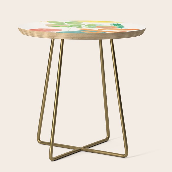 Modern Abstract Watercolour Art VI Side Table Gallery Image 1