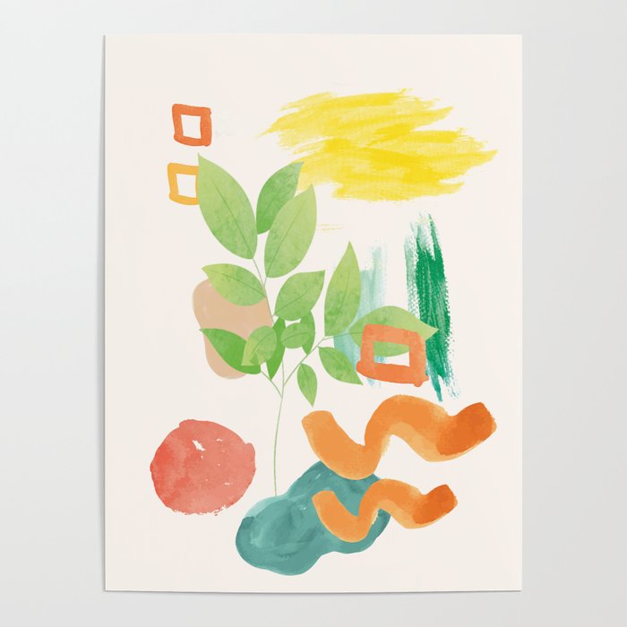 Modern Abstract Watercolour Art VI Poster Gallery Image 4