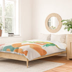 Modern Abstract Watercolour Art VI Duvet Cover Gallery Image 2