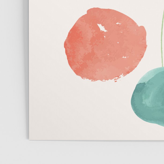 Modern Abstract Watercolour Art VI Poster Gallery Image 3