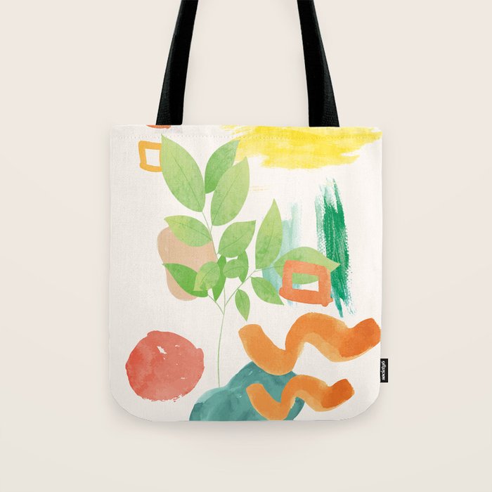 Modern Abstract Watercolour Art VI Tote Bag Gallery Image 1
