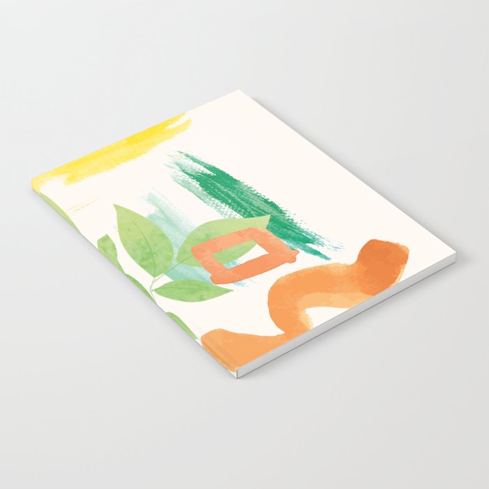 Modern Abstract Watercolour Art VI Notebook Gallery Image 2