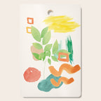 Modern Abstract Watercolour Art VI Cutting Board Gallery Image 1