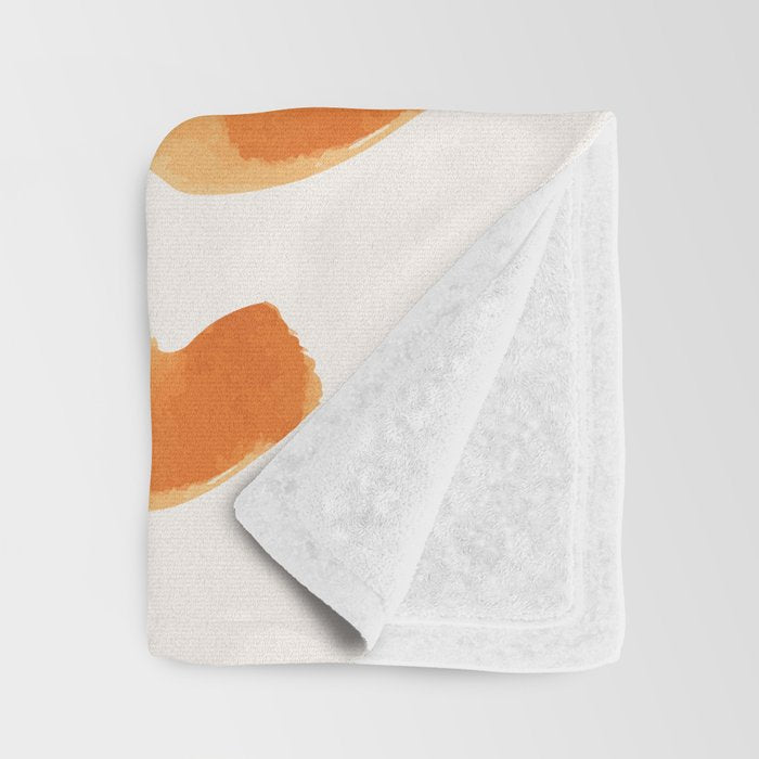 Modern Abstract Watercolour Art VI Throw Blanket Gallery Image 3