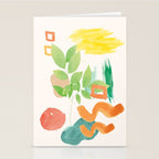 Modern Abstract Watercolour Art VI Stationery Card Gallery Image 2