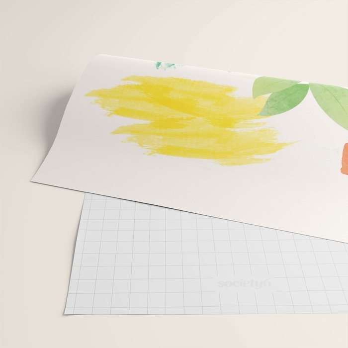 Modern Abstract Watercolour Art VI Wrapping Paper Gallery Image 2