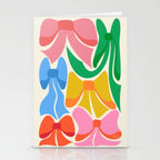 RainBows - Bright Multi Retro Rainbow Bows Stationery Card Gallery Image 2