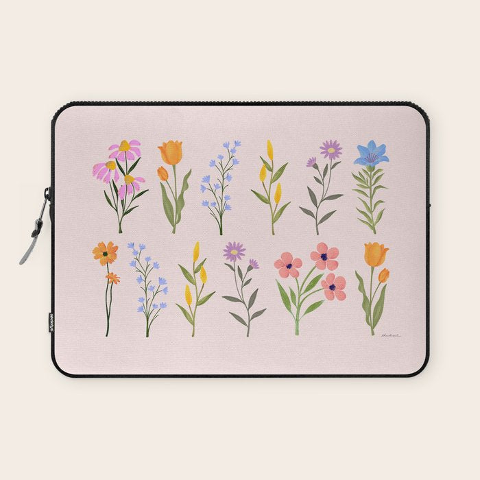 Wildflowers Laptop Sleeve Gallery Image 1