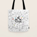 We Are The Future Tattoos Part 1 Tote Bag Gallery Image 1
