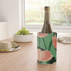 Coral Poppies on Green Wine Chiller Gallery Image 4