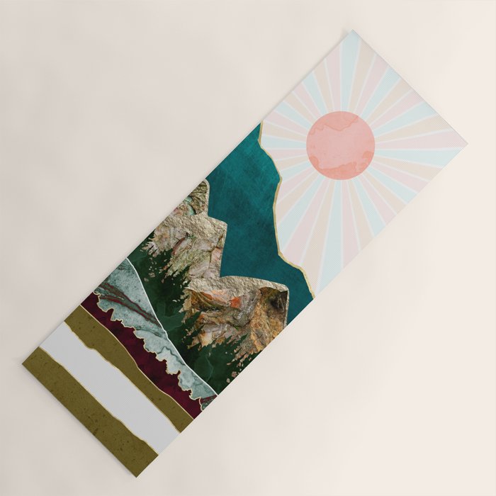 Retro Autumn Vista II Yoga Mat Gallery Image 1