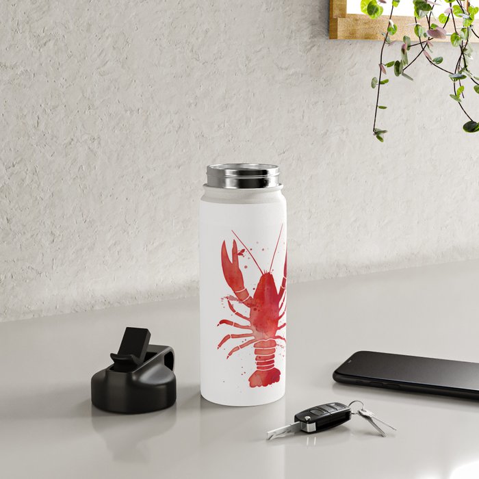 Red Lobster Water Bottle Gallery Image 5