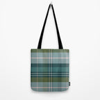 Tartan Plaid - Green, Blue and Pink Tote Bag Gallery Image 2