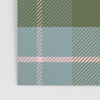 Tartan Plaid - Green, Blue and Pink Poster Gallery Image 3