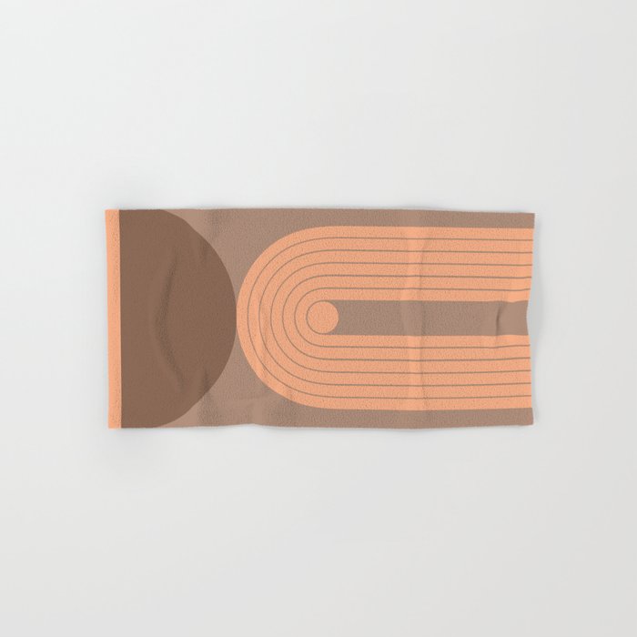 Abstraction_Balance_Round_Bohemian_Shape_Minimalism_001 Bath Towel Gallery Image 1