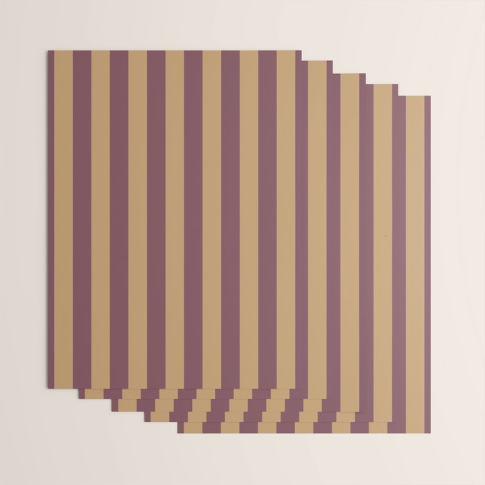 Nocturne Taffy Stripe - Cozy Heirloom Wrapping Paper Gallery Image 3