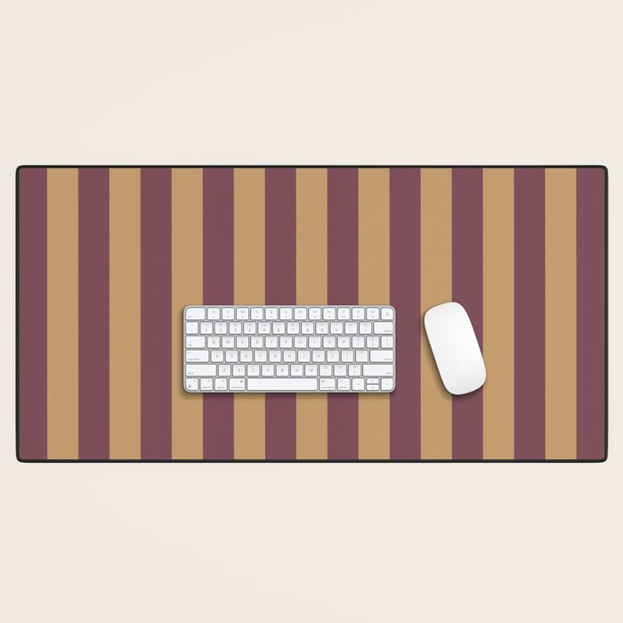 Nocturne Taffy Stripe - Cozy Heirloom Desk Mat Gallery Image 1