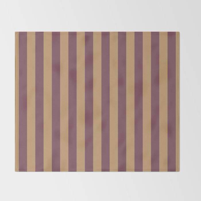 Nocturne Taffy Stripe - Cozy Heirloom Throw Blanket Gallery Image 2
