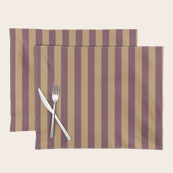Nocturne Taffy Stripe - Cozy Heirloom Placemat Gallery Image 1