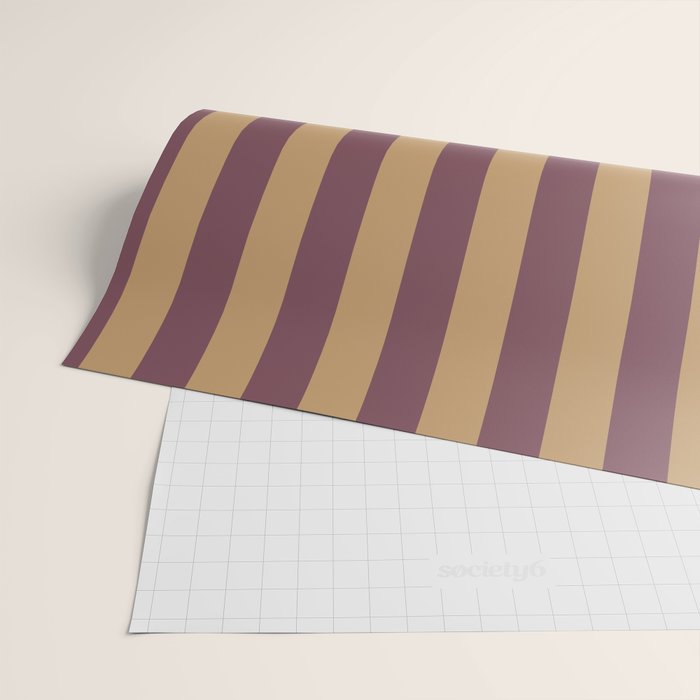Nocturne Taffy Stripe - Cozy Heirloom Wrapping Paper Gallery Image 2