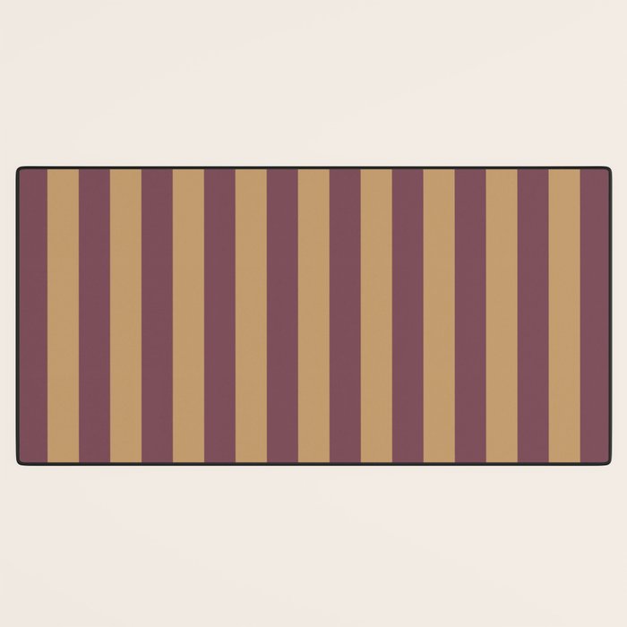 Nocturne Taffy Stripe - Cozy Heirloom Desk Mat Gallery Image 3
