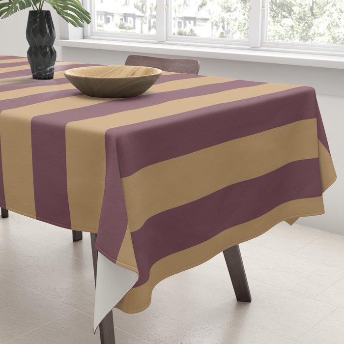 Nocturne Taffy Stripe - Cozy Heirloom Tablecloth Gallery Image 3