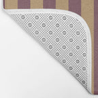 Nocturne Taffy Stripe - Cozy Heirloom Bath Mat Gallery Image 2
