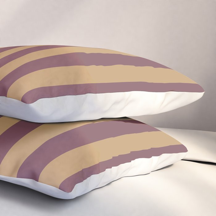 Nocturne Taffy Stripe - Cozy Heirloom Pillow Sham Gallery Image 3
