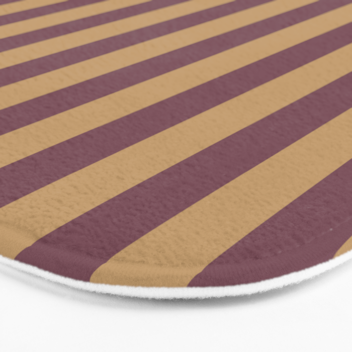 Nocturne Taffy Stripe - Cozy Heirloom Bath Mat Gallery Image 3