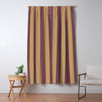 Nocturne Taffy Stripe - Cozy Heirloom Window Curtain Gallery Image 5