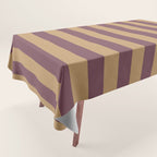 Nocturne Taffy Stripe - Cozy Heirloom Tablecloth Gallery Image 1